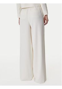 Marella Spodnie palazzo Campo 2613131043 Écru Wide Leg. Kolor: kremowy. Materiał: syntetyk #4