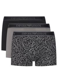 Emporio Armani Underwear Komplet 3 par bokserek EM000370 AF10779 MC198 Szary. Kolor: szary. Materiał: bawełna