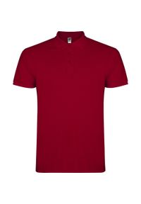 ROLY - Męska Koszulka Polo Star. Typ kołnierza: polo. Kolor: czerwony, wielokolorowy, różowy #1