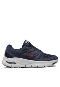 skechers - Skechers Sneakersy Charge Back 232042/NVRD Granatowy. Kolor: niebieski. Materiał: materiał