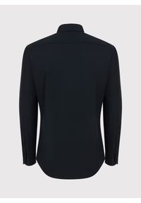Pako Lorente - PAKO LORENTE – Bawełniana czarna koszula męska. Kolor: czarny. Materiał: bawełna. Długość rękawa: długi rękaw. Długość: długie. Wzór: gładki #3