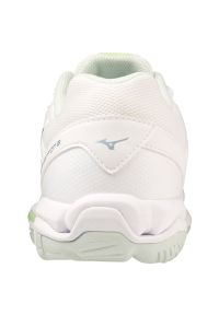 Buty do piłki ręcznej Mizuno Wave Phantom 3 W X1GB226035 białe białe. Zapięcie: sznurówki. Kolor: biały. Materiał: tkanina, syntetyk, guma. Model: Mizuno Wave. Sport: piłka ręczna #5