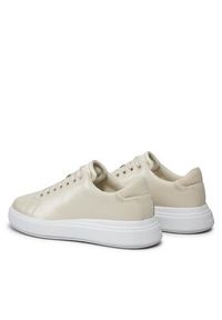 Calvin Klein Sneakersy Raised Cup Lace Up Nano Mono Bt HW0HW01878 Beżowy. Kolor: beżowy