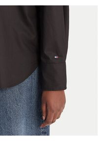 TOMMY HILFIGER - Tommy Hilfiger Koszula WW0WW48190 Czarny Regular Fit. Kolor: czarny. Materiał: bawełna #2