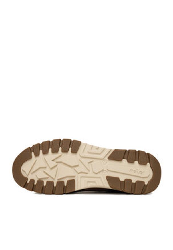 Rieker Półbuty B9351-25 Brązowy. Kolor: brązowy. Materiał: materiał