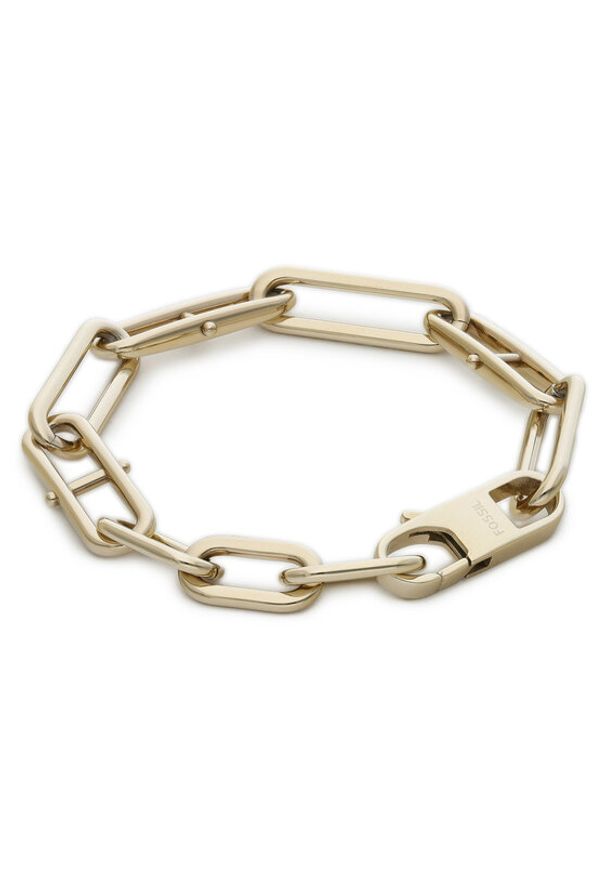 Fossil Bransoletka JF04234710 Złoty. Materiał: metalowe. Kolor: złoty