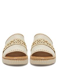 Rieker Klapki CEO-69278-60 Beżowy. Kolor: beżowy. Materiał: materiał #2