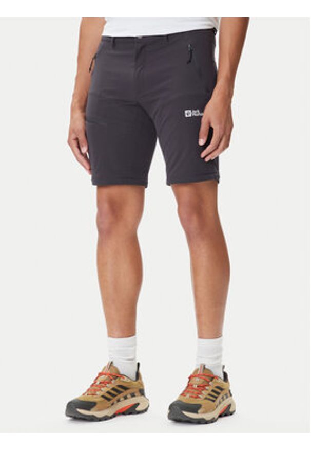 Jack Wolfskin Spodnie outdoor Pico Trail A63905 Szary Regular Fit. Kolor: szary. Materiał: syntetyk. Sport: outdoor