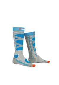 X-Socks - Skarpety narciarskie damskie X-SOCKS SKI CONTROL WMN 4.0. Kolor: niebieski, wielokolorowy, szary. Sport: narciarstwo #1