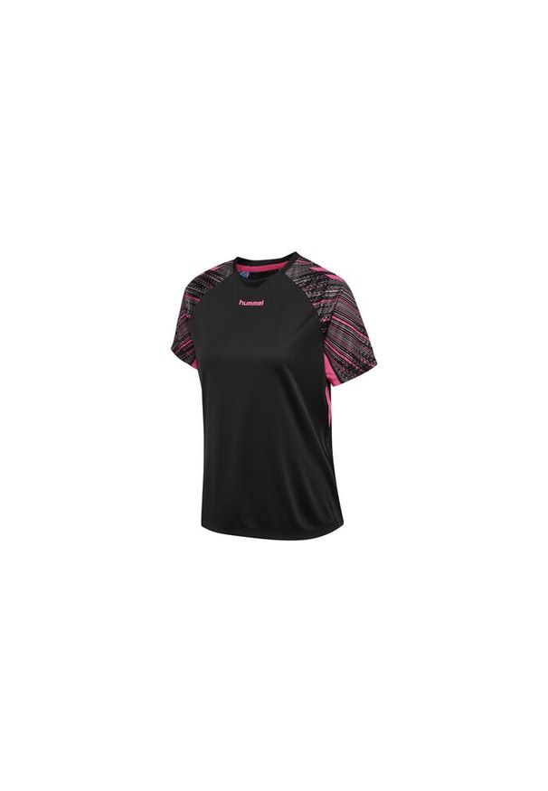 Koszulka treningowa dla dzieci Hummel Blaze Pro. Kolor: wielokolorowy, czarny, różowy. Sport: fitness, piłka ręczna