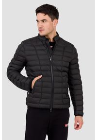 Diesel - DIESEL Czarna pikowana męska kurtka W-PILOT, Rozmiar 54. Okazja: na co dzień. Kolor: czarny. Materiał: poliester. Długość rękawa: długi rękaw. Długość: długie. Wzór: bez wzorów. Styl: elegancki, casual, klasyczny #1