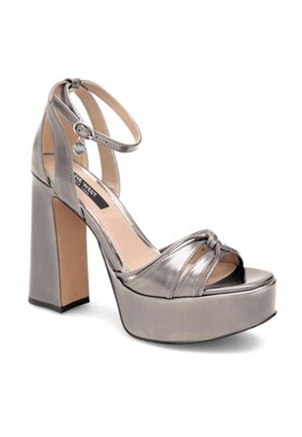 Nine West Sandały AAHIDA ZL23002CC Srebrny. Kolor: srebrny. Materiał: syntetyk