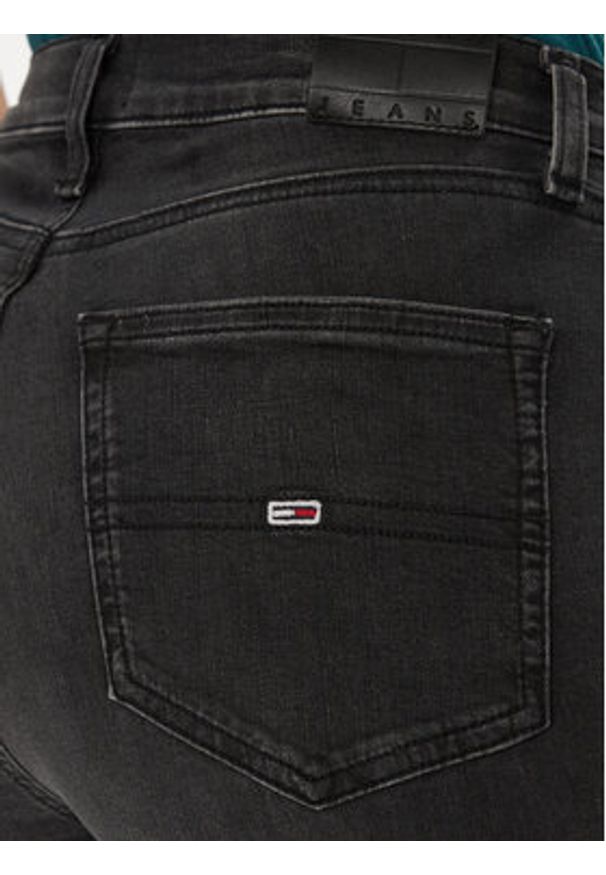Tommy Jeans Jeansy Sylvia DW0DW17593 Czarny Skinny Fit. Kolor: czarny