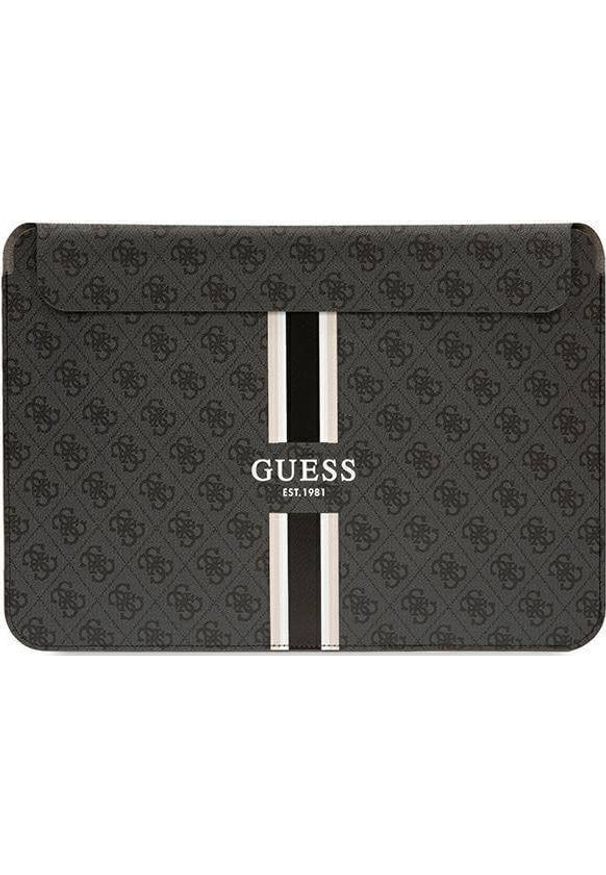 Etui Guess Guess Sleeve GUCS14P4RPSK 14" czarny/ black 4G Printed Stripes. Kolor: czarny