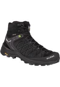 Buty Trekkingowe Męskie Salewa Alp Trainer 2 Mid Gtx. Wysokość cholewki: za kostkę. Zapięcie: sznurówki. Kolor: wielokolorowy. Materiał: materiał, tkanina, zamsz. Szerokość cholewki: normalna #1