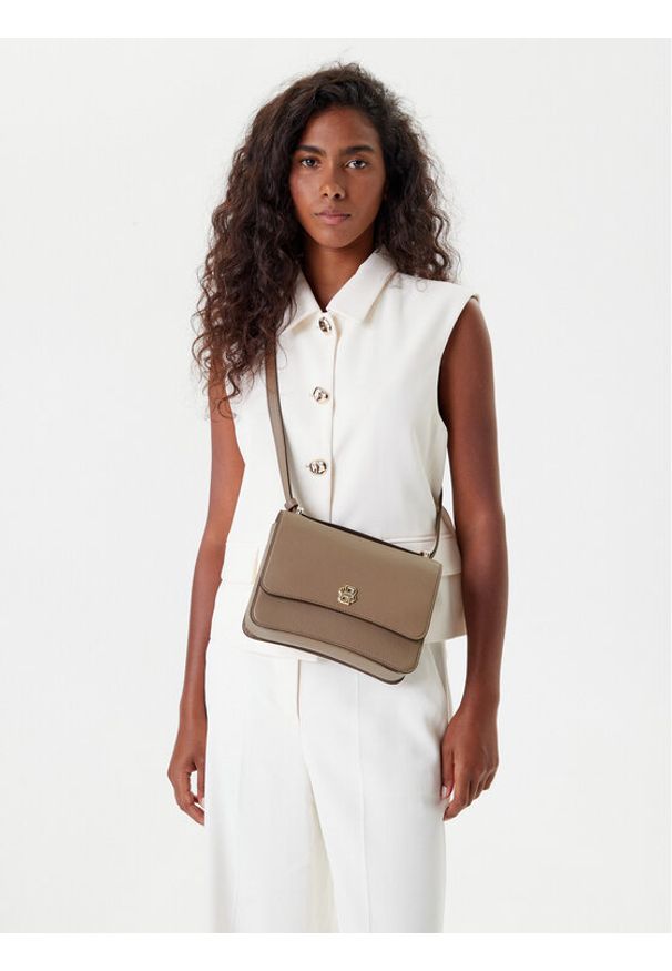 BOSS Torebka 50554935 Brązowy. Kolor: brązowy. Materiał: skórzane