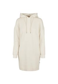 Bluza z kapturem sukienka dla kobiet Urban Classics organic oversized terry-Duże. Typ kołnierza: kaptur. Kolor: biały. Materiał: materiał, bawełna #1