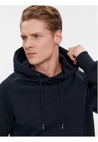 TOMMY HILFIGER - Tommy Hilfiger Bluza Global Stripe MW0MW33659 Granatowy Regular Fit. Kolor: niebieski. Materiał: syntetyk #4