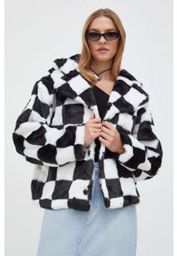 Vans kurtka damska kolor czarny przejściowa oversize. Kolor: czarny. Styl: klasyczny #1