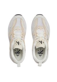 Calvin Klein Jeans Sneakersy Retro Tennis Su-Mesh Wn YW0YW00891 Beżowy. Kolor: beżowy. Materiał: mesh #3