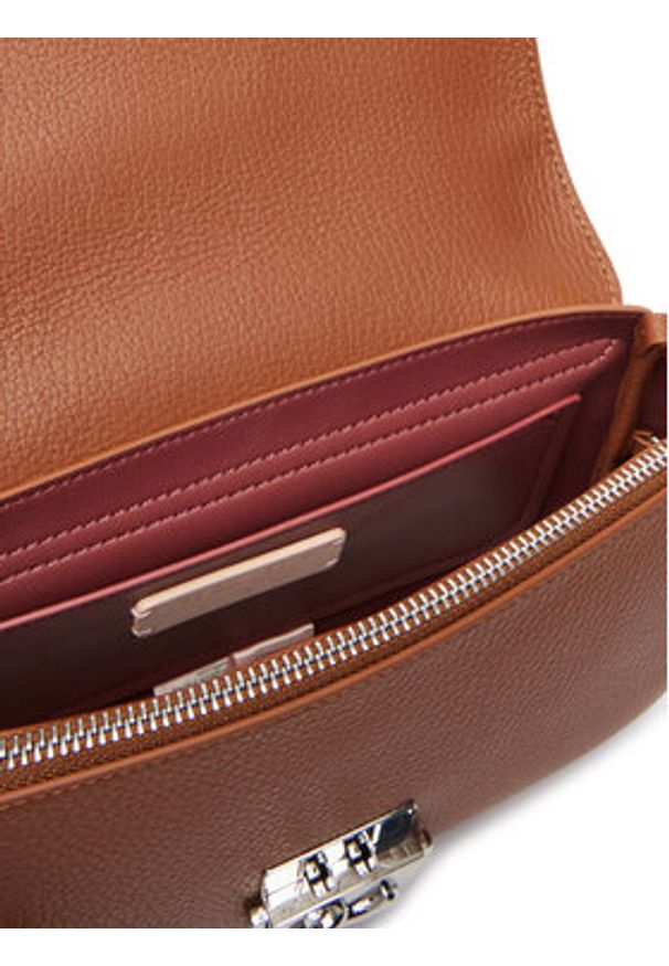 Coccinelle Torebka U4K Coccinelle C-Me Lock E1 U4K 12 02 02 Brązowy. Kolor: brązowy. Materiał: skórzane