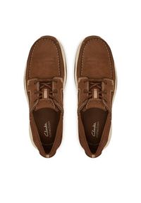 Clarks Półbuty Sailview Lace 26176971 Brązowy. Kolor: brązowy. Materiał: skóra, nubuk #3