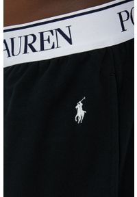 Polo Ralph Lauren spodnie piżamowe męskie kolor czarny gładka. Kolor: czarny. Materiał: dzianina. Wzór: gładki #4