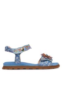 Laura Vita Sandały Brownieo 02 Niebieski. Kolor: niebieski. Materiał: skóra #1