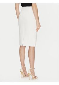 Elisabetta Franchi Spódnica ołówkowa GO-099-51E2-V260 Biały Regular Fit. Kolor: biały. Materiał: syntetyk #4