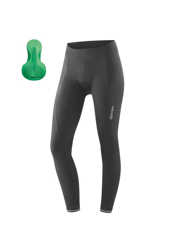 GONSO - Damskie legginsy Gonso Stivo Tight. Kolor: wielokolorowy, szary, czarny. Sport: kolarstwo