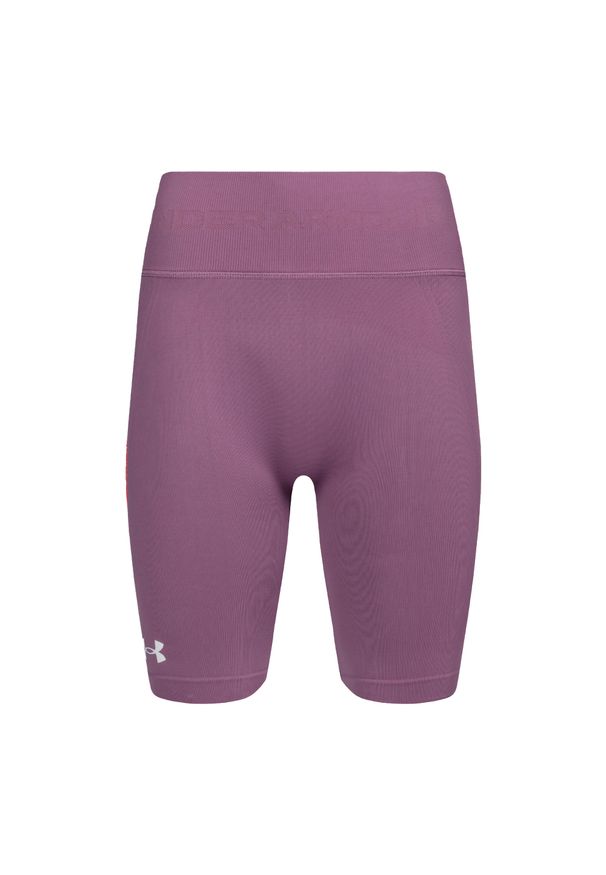 Spodenki fitness damskie Under Armour Train Seamless. Kolor: fioletowy. Sport: fitness