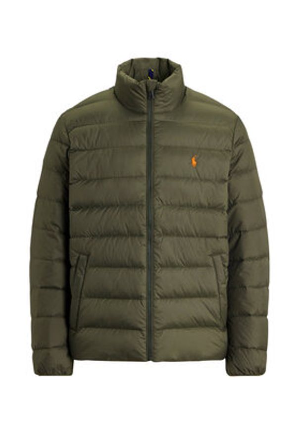 Polo Ralph Lauren Kurtka puchowa 710967774007 Zielony Regular Fit. Typ kołnierza: polo. Kolor: zielony. Materiał: syntetyk