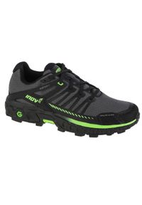 Buty do biegania męskie, Inov-8 Roclite Ultra G 320. Kolor: zielony, szary, wielokolorowy. Materiał: guma, syntetyk, materiał. Sport: bieganie #1