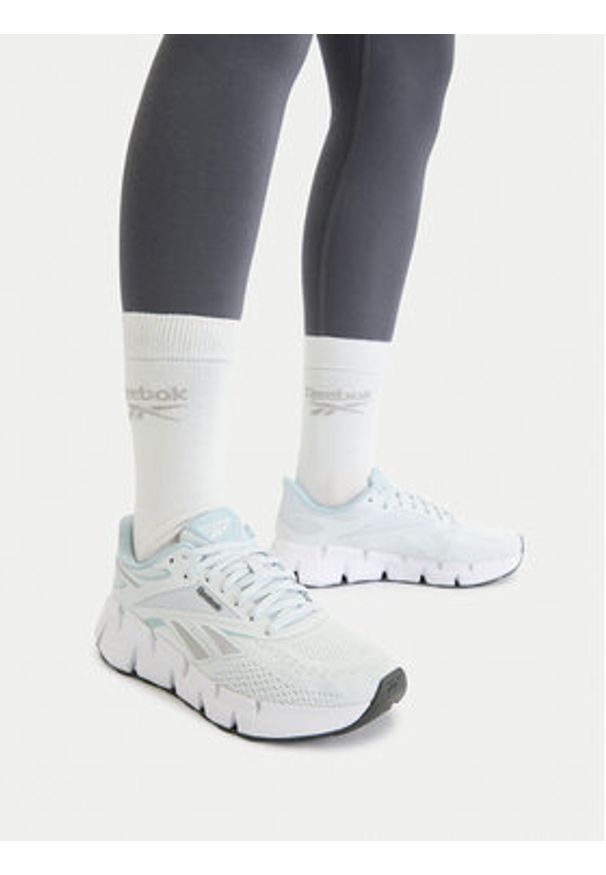 Reebok Buty do biegania EO-ZIG DYNAMICA 6 100244516 W Szary. Kolor: szary. Materiał: materiał