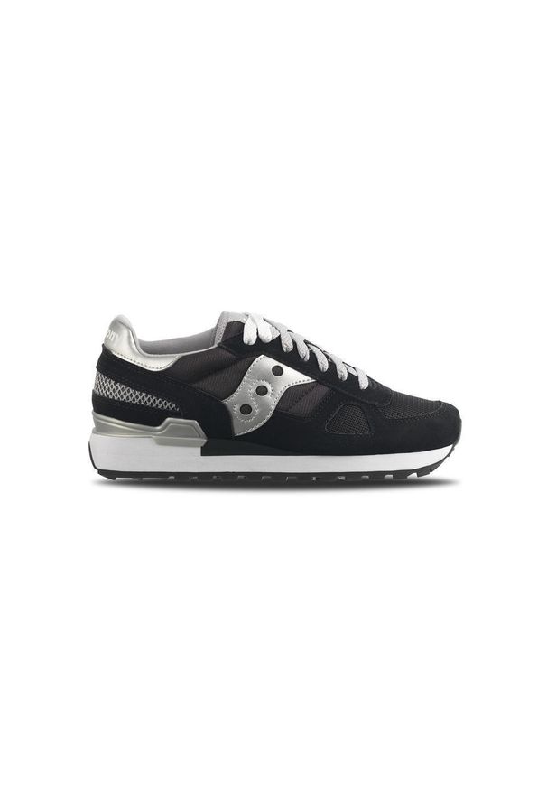 Trenerzy damscy Saucony shadow original. Zapięcie: sznurówki. Kolor: szary, czarny, wielokolorowy. Materiał: materiał, syntetyk, tkanina. Szerokość cholewki: normalna. Sport: turystyka piesza