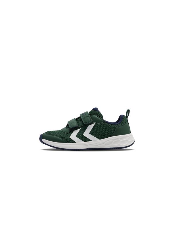 Sneakersy dla dzieci Hummel Turbo Run 1.0. Okazja: na co dzień. Kolor: zielony. Sport: bieganie