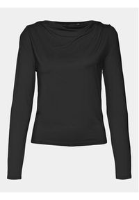 Vero Moda Bluzka Carol 10300935 Czarny Regular Fit. Kolor: czarny. Materiał: syntetyk #4