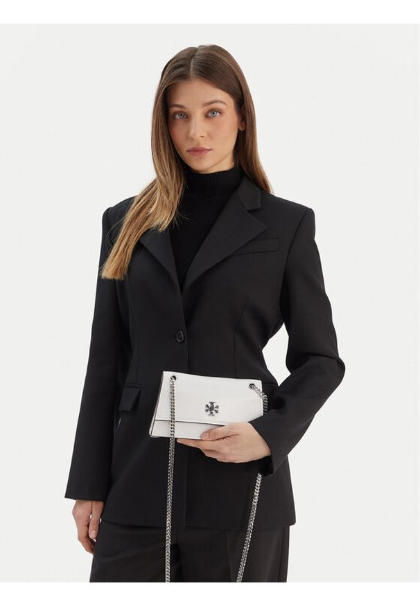 Tory Burch Torebka Kira Turnlock Mini Bag 176642 Biały. Kolor: biały. Materiał: skórzane