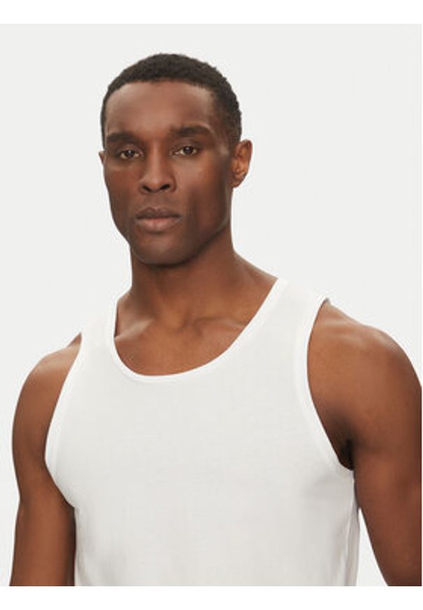 Lacoste Komplet tank topów TH9009 Biały Regular Fit. Kolor: biały. Materiał: bawełna