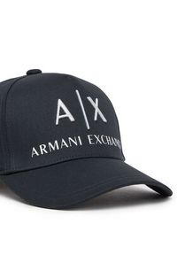 Armani Exchange Czapka z daszkiem 954039 CC513 UB001 Czarny. Kolor: czarny. Materiał: bawełna, materiał #3