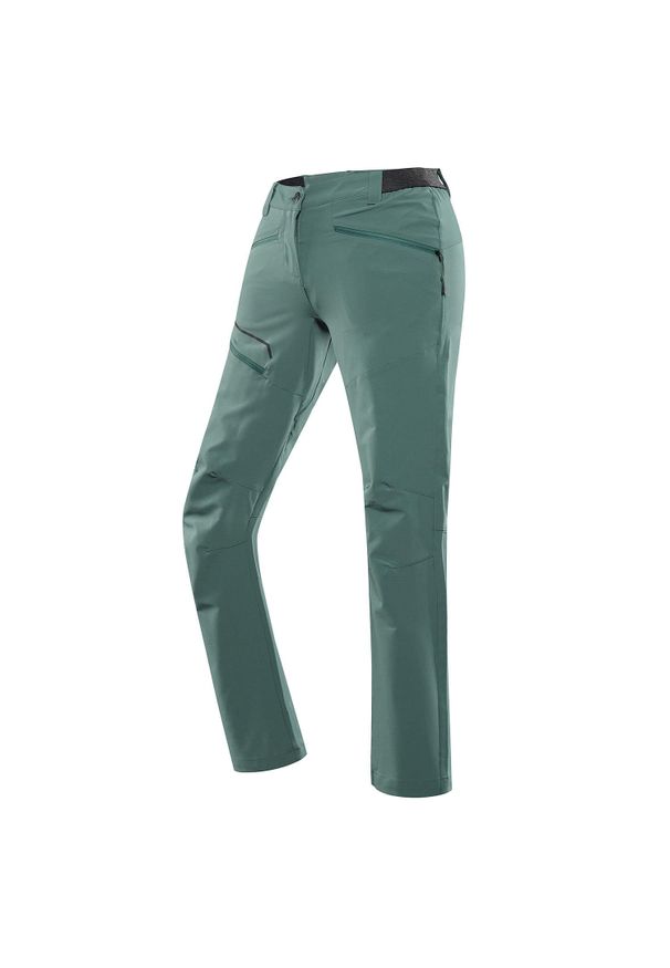 ALPINE PRO - Spodnie damskie trekkingowe Alpine Pro Ramela. Kolor: zielony