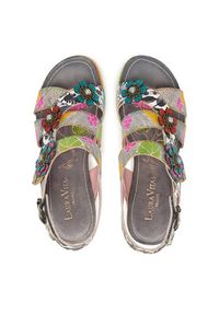 Laura Vita Sandały Bonito 37 Kolorowy. Materiał: skóra. Wzór: kolorowy #3