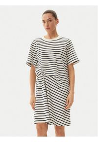 Weekend Max Mara Sukienka codzienna 2515621012650 Granatowy Regular Fit. Okazja: na co dzień. Kolor: niebieski. Materiał: bawełna. Typ sukienki: proste. Styl: casual