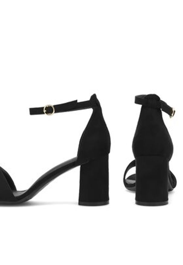 Jenny Fairy Sandały BROOK WSS20870-01 Czarny. Kolor: czarny. Materiał: materiał