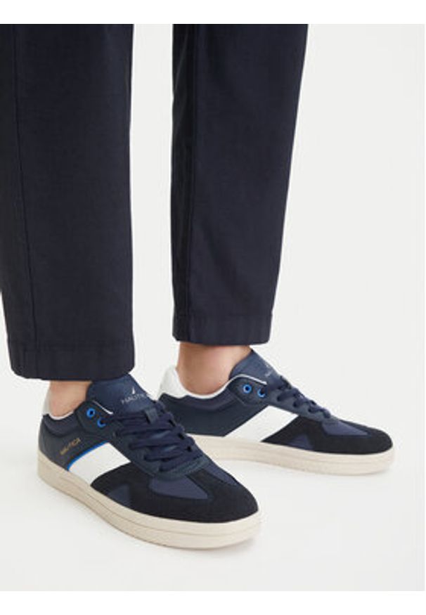 Nautica Sneakersy CWBEO-BILANDER-01 Granatowy. Kolor: niebieski. Materiał: materiał