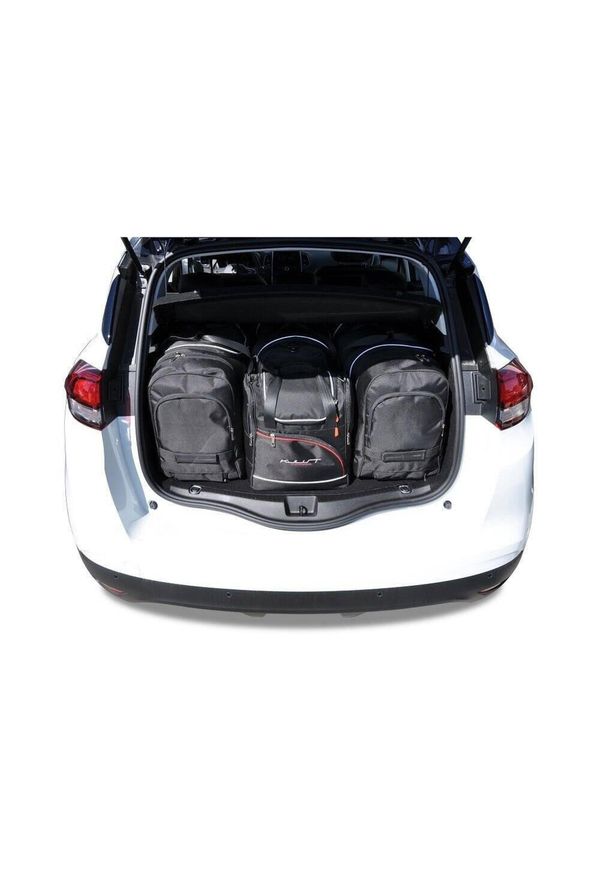 KJUST - Torby Do Bagażnika Renault Scenic 2015-2019 4Szt Kjust. Kolor: czarny. Styl: sportowy