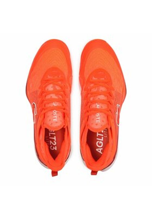 Lacoste Sneakersy Ag-Lt23 Lite 123 1 Sma 745SMA0014ADX Pomarańczowy. Kolor: pomarańczowy. Materiał: materiał