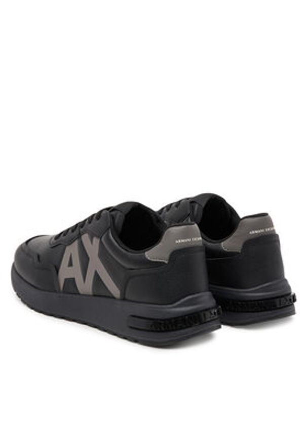 Armani Exchange Sneakersy XM001683 AF17360 FC074 Czarny. Kolor: czarny. Materiał: skóra