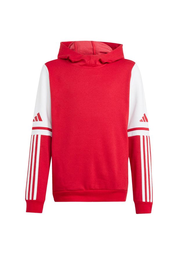 Adidas - Bluza dla dzieci adidas Squadra 25 Sweat Hoody. Kolor: biały, czerwony, wielokolorowy