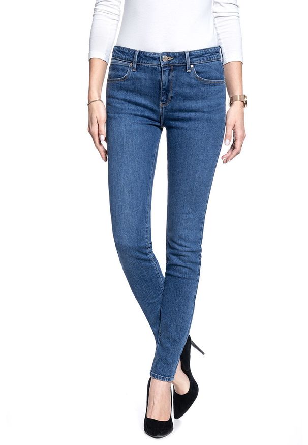 Wrangler - SPODNIE DAMSKIE WRANGLER SKINNY SUNDAY BLUES W28LJHTL8 112128394